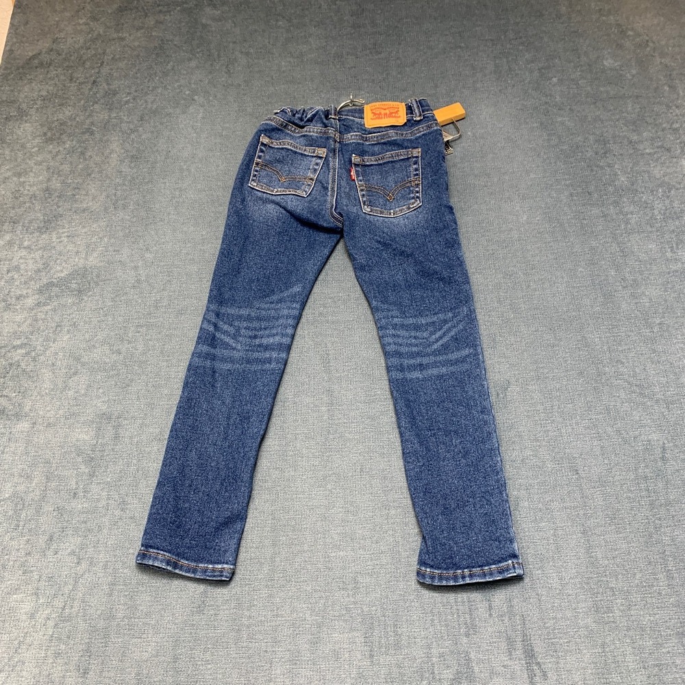 Levi's Skinny Taper Fit Jeans Womens 7 Blue Denim Medium Wash 5-Pockets Casual